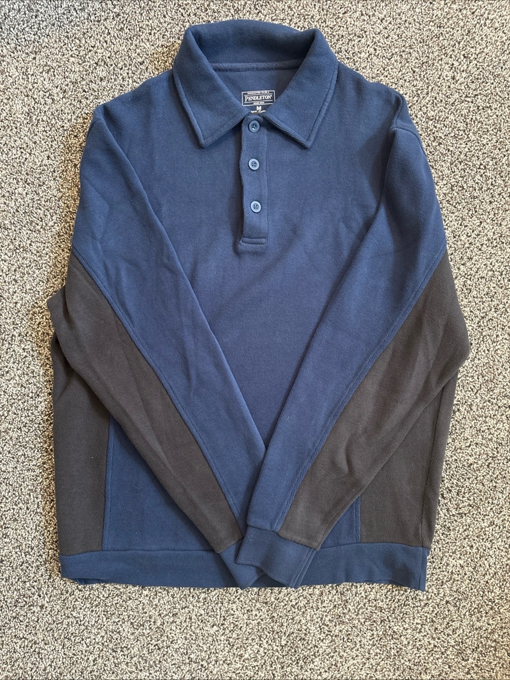 Pendleton Mens Pullover Collared Shirt Cozy Soft Sweater Medium Craftsmanship